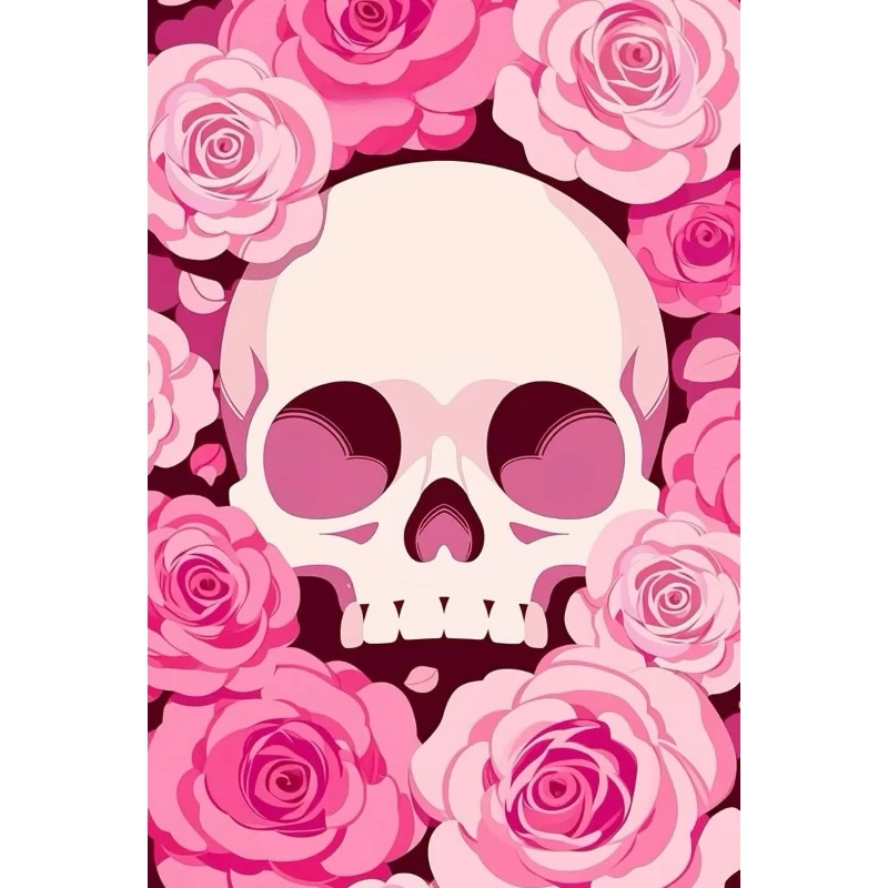 DIY Pink Rose Skull Diamond Pa - Resin Art Rose recension och pris