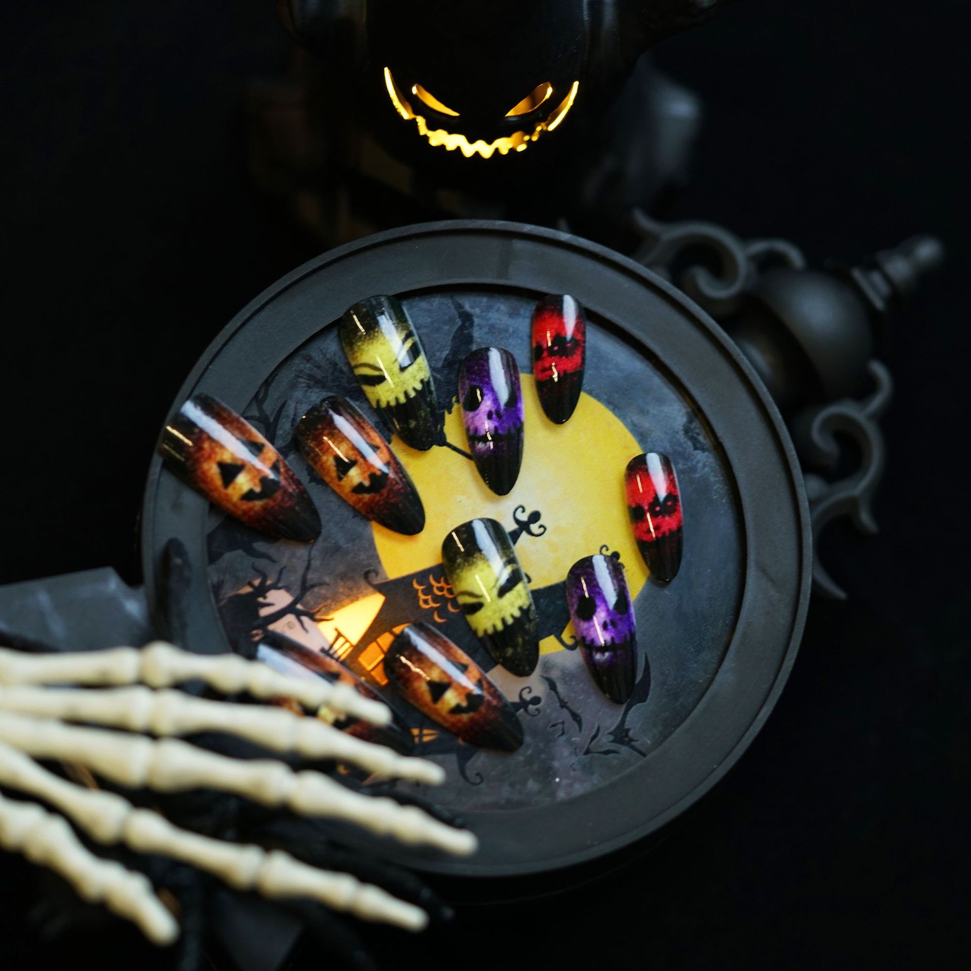 24pcs 2025 Halloween 3D Cat Ey - Resin Art Case recension och pris