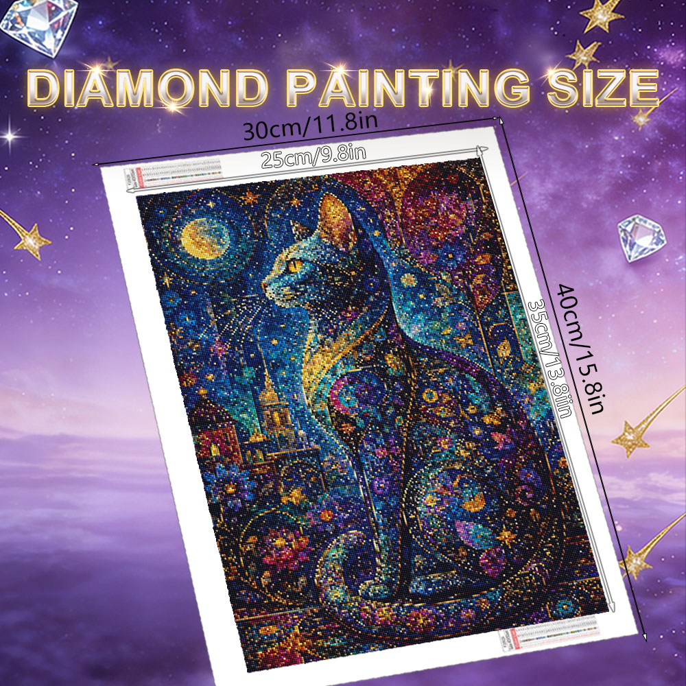 HUACAN Diamond Art Painting Ca - Resin Art Wallpaper recension och pris
