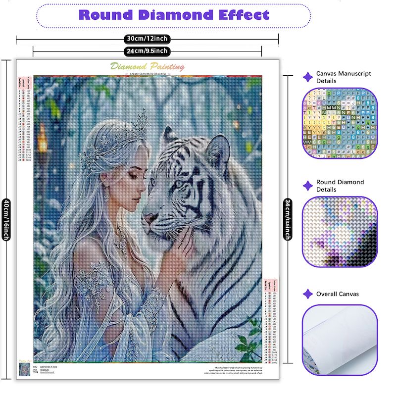 SDOYUNO Diamond Painting Princ - Resin Art Wallpaper recension och pris