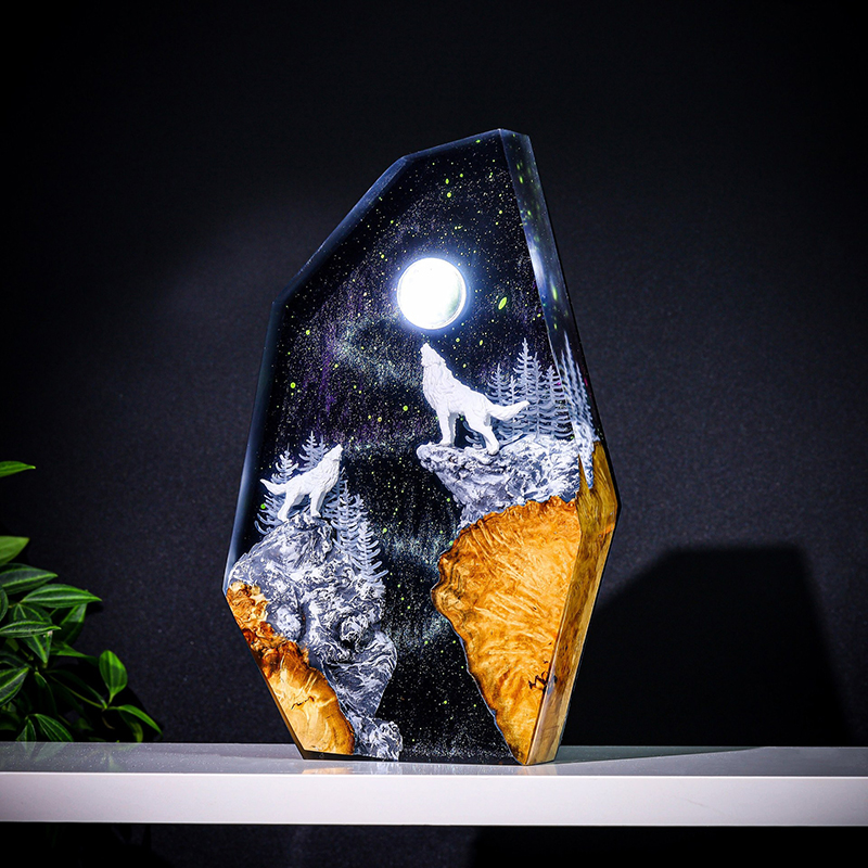 Nature Animals Figure Organism - Resin Art Baby recension och pris