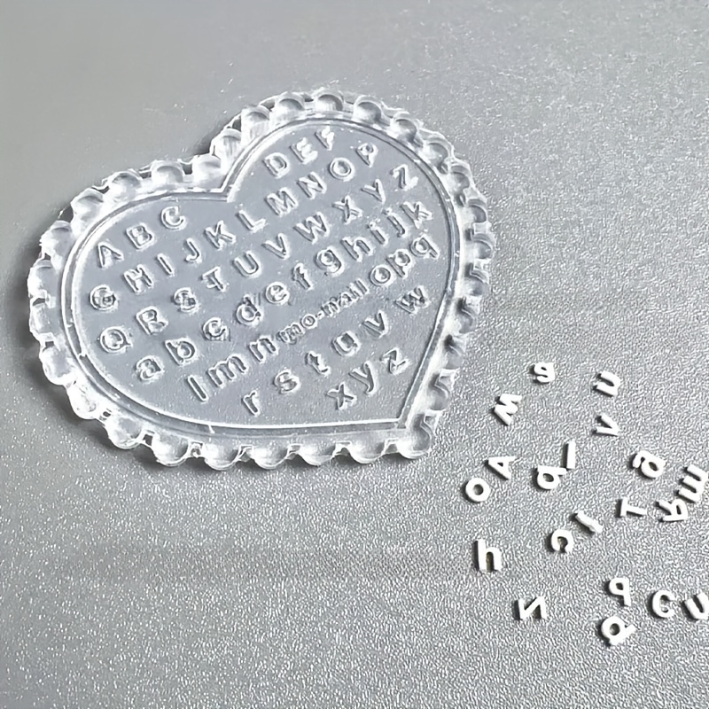 1pc Self-Made Nail Art Letter  - Resin Art Alphabet recension och pris
