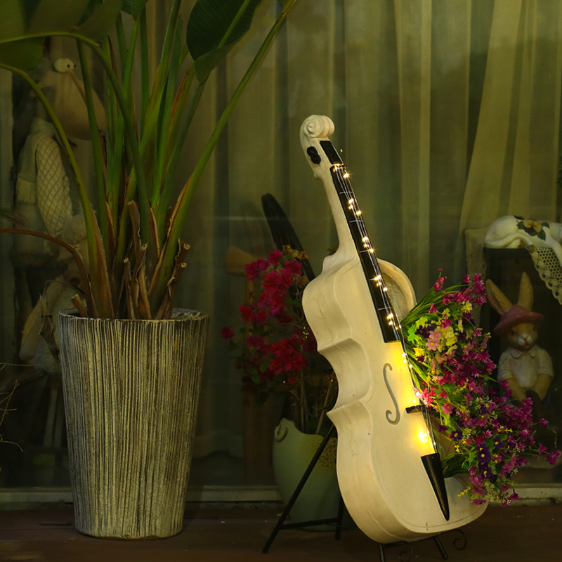Cello-Shaped Garden Statue Lar - Resin Art Wedding Gift recension och pris