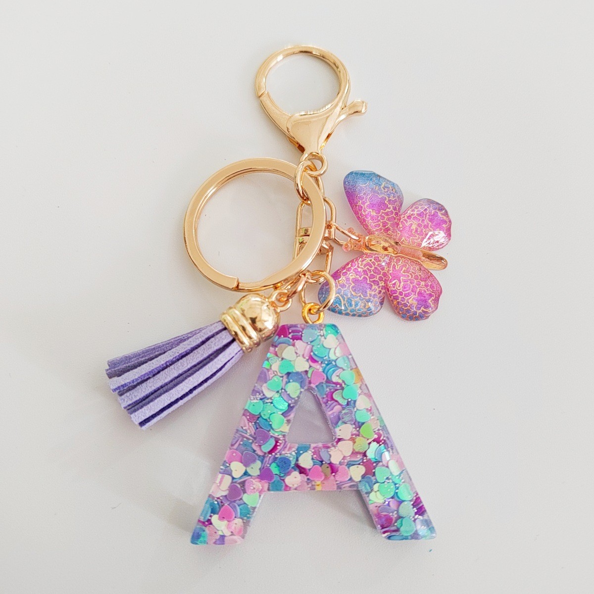 Fashion butterfly Fringe Initi - Resin Art Alphabet recension och pris