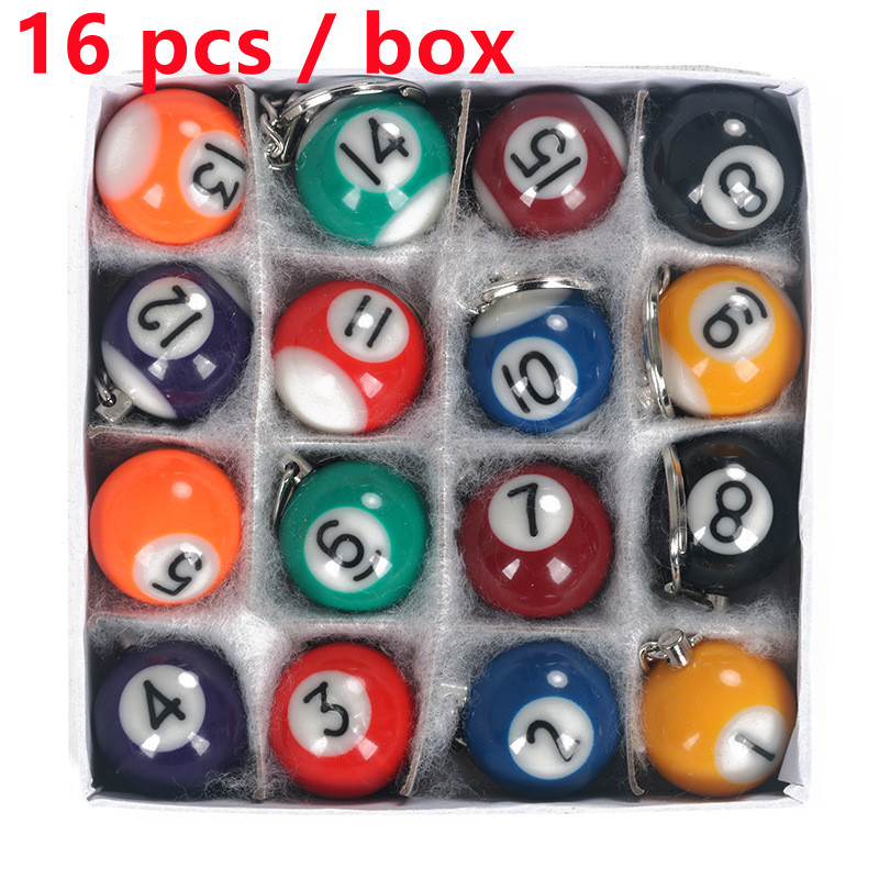 16pcs/Set Mini Billiards Shape - Resin Art Alphabet recension och pris
